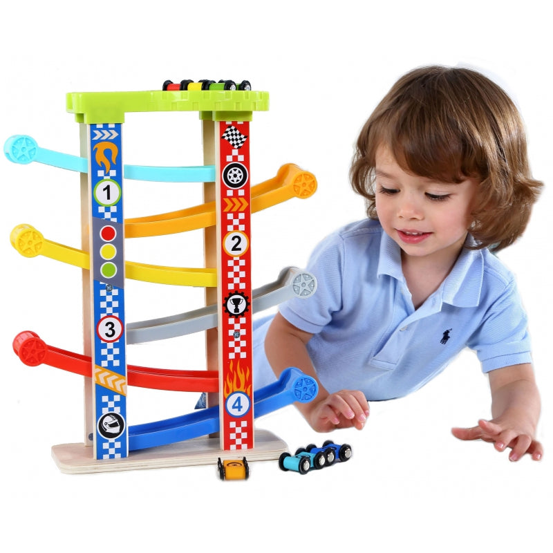 TOOKY TOY Colorful Slide Track For Cars - Premium  from Rapidvehicles - Just $29.69! Shop now at Rapidvehicles