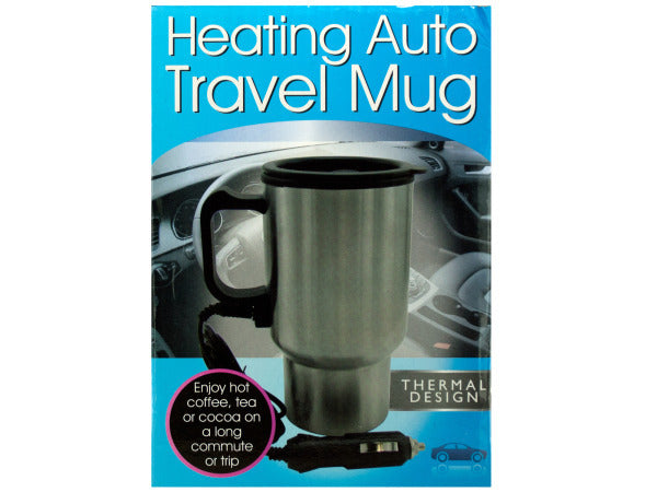 Case of 1 - Heating Auto Travel Mug - Premium AUTO INTERIOR ACCESSORIES from Rapidvehicles - Just $42.99! Shop now at Rapidvehicles