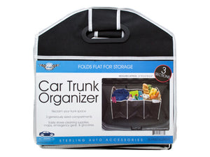 Case of 4 - Three Section Auto Trunk Organizer - Premium AUTO INTERIOR ACCESSORIES from Rapidvehicles - Just $65.99! Shop now at Rapidvehicles