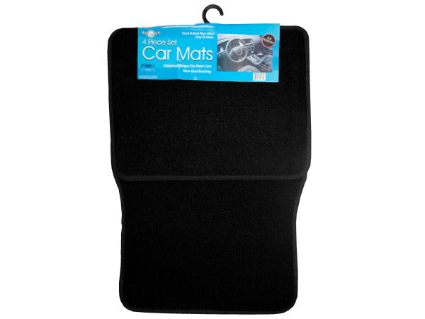 Universal Black Car Mat Set ( Case of 1 ) - Premium Auto Interior Accessories from Rapidvehicles - Just $40.99! Shop now at Rapidvehicles