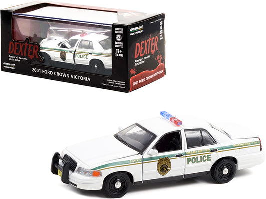 2001 Ford Crown Victoria Police Interceptor White "Miami Metro - Premium  from Rapidvehicles - Just $49.99! Shop now at Rapidvehicles