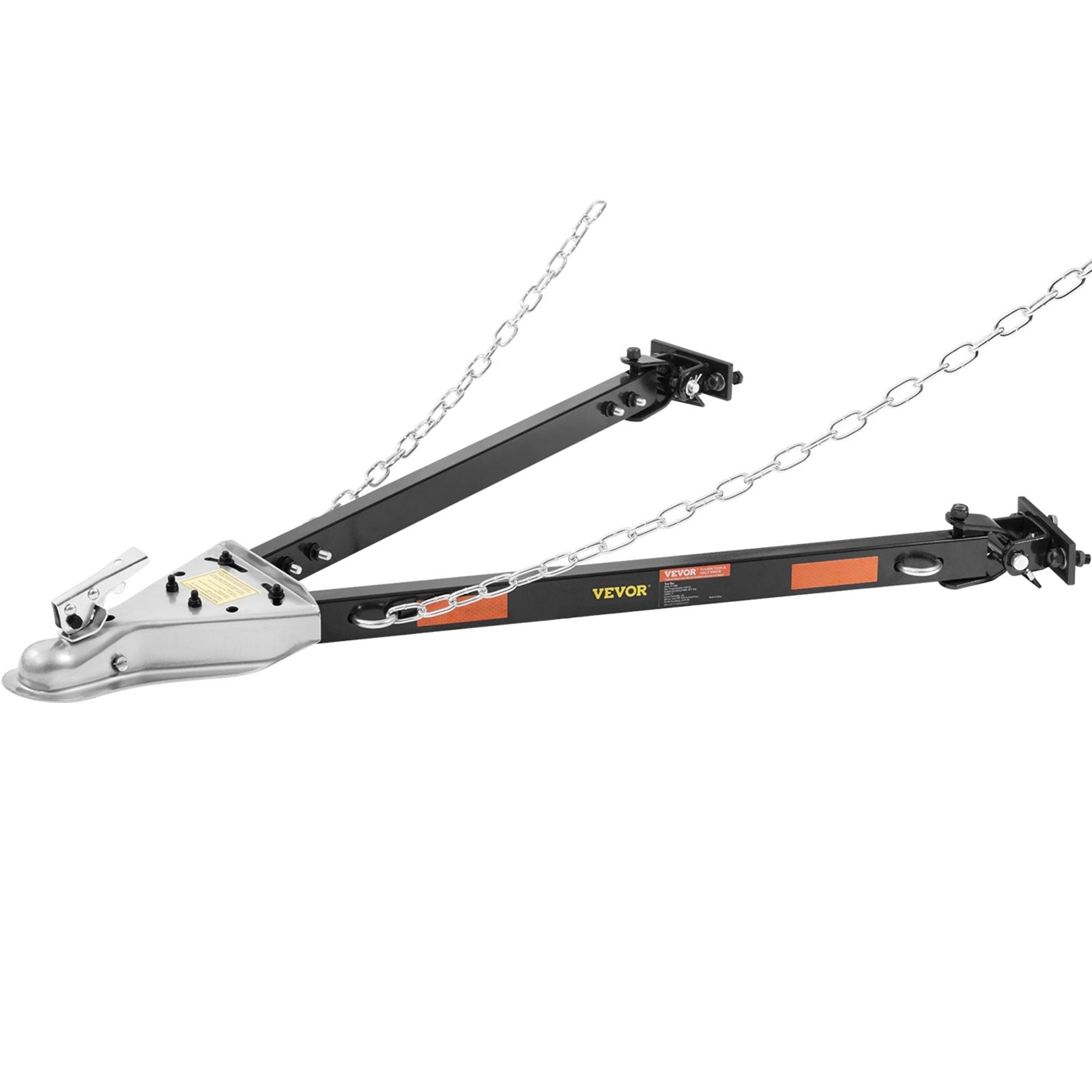 VEVOR Tow Bar, 5500 lbs Towing Capacity with Chains, Powder-Coating Alloy Steel Bumper-Mounted Universal Towing Bar, Coupler Fits 2-Inch Ball Hitch, 39.4-Inch Opening Width, for RV Car Trailer Truck - Premium Tow Bar from VEVOR - Just $95.19! Shop now at Rapidvehicles