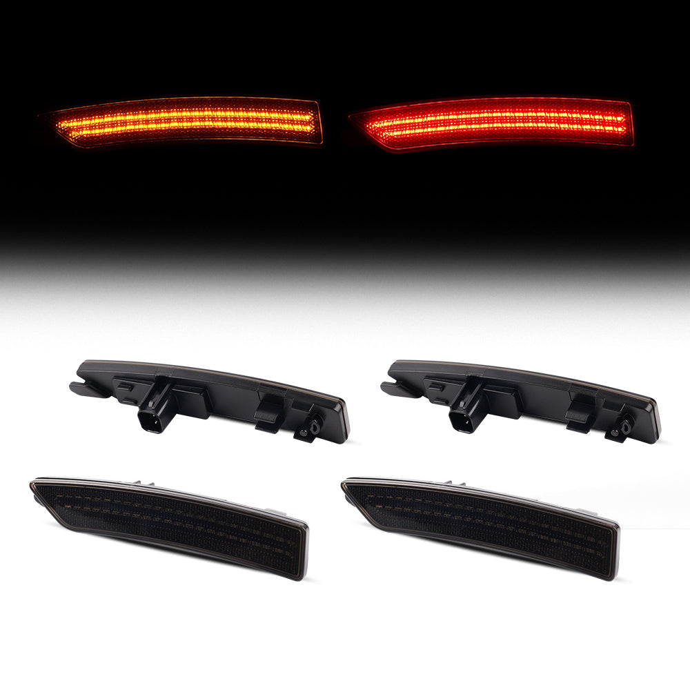 2024 + Ford Mustang S650 Smoked LED Side Markers (SET)(SMOKE)