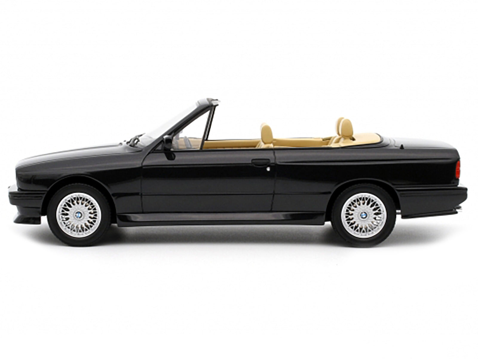 1989 BMW E30 M3 Convertible Diamond Black Metallic Limited Edition to 3000 pieces Worldwide 1/18 Model Car by Otto Mobile - Premium BMW Models from Otto Mobile - Just $173.76! Shop now at Rapidvehicles