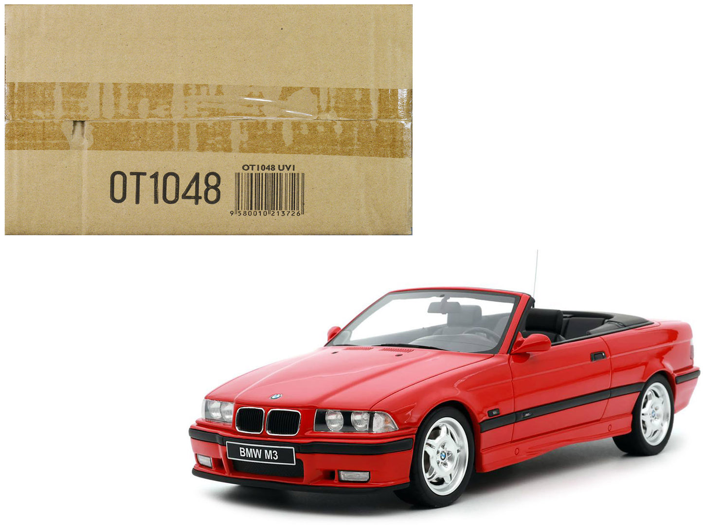 1995 BMW E36 M3 Convertible Bright Red Limited Edition to 2500 - Premium BMW Models from Otto Mobile - Just $188.09! Shop now at Rapidvehicles