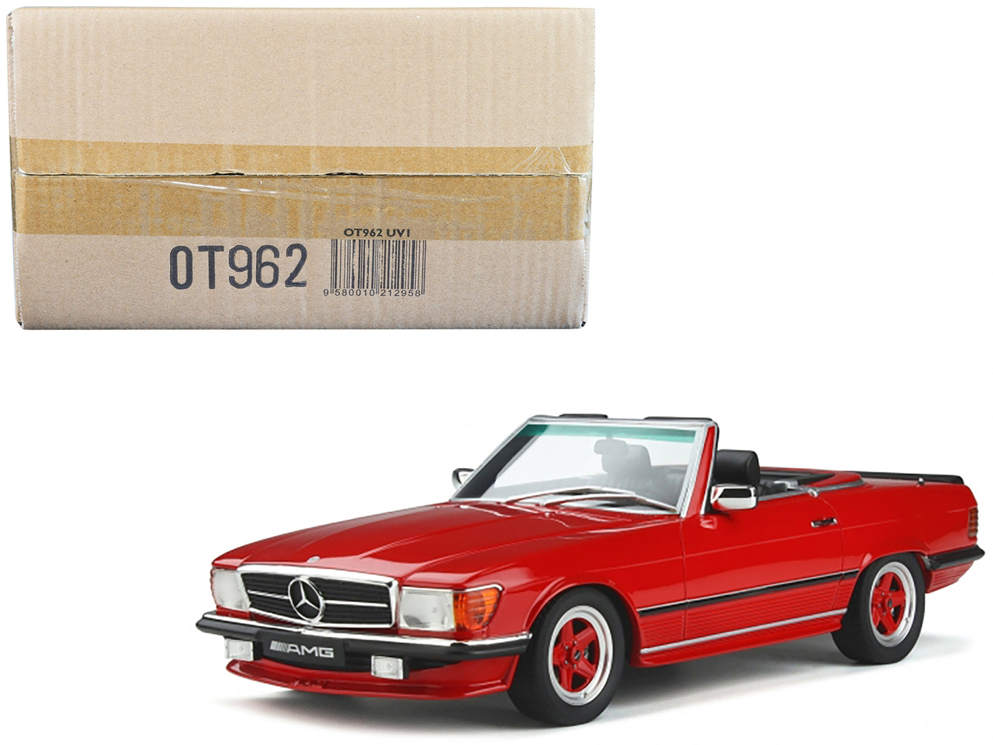 1986 Mercedes-Benz R107 500 SL AMG Signal Red Limited Edition to - Premium Mercedes Models from Otto Mobile - Just $208.99! Shop now at Rapidvehicles