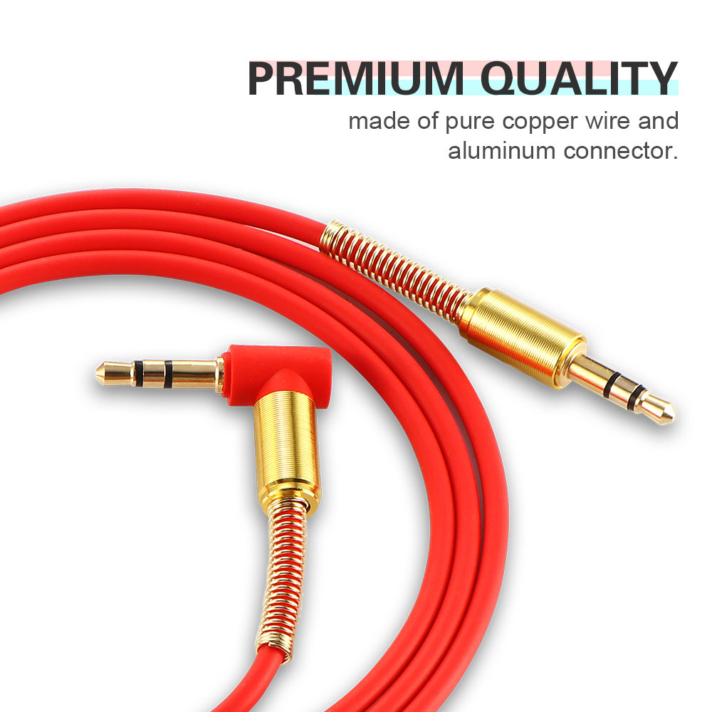 Car Aux Audio Cable 3.5mm Jack Stereo Audio Cable - Premium Bath & Beauty from Teal Simba - Just $10.99! Shop now at Rapidvehicles