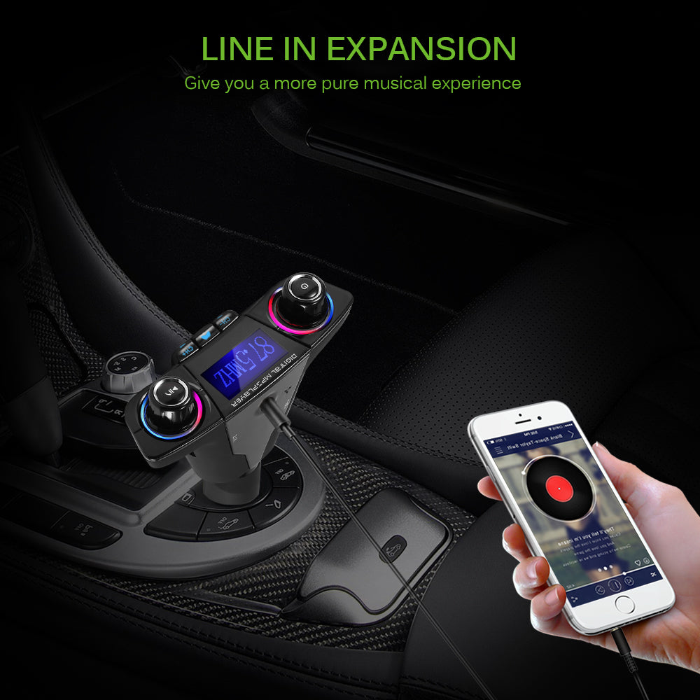 BT06 Car FM transmitter MP3 Player Audio Receiver - Premium Bath & Beauty from Teal Simba - Just $22.99! Shop now at Rapidvehicles