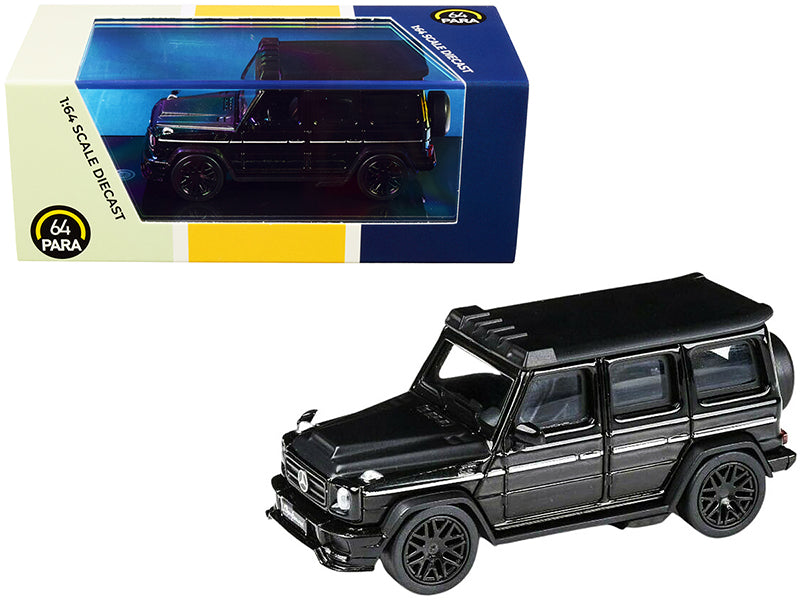 Mercedes AMG G63 Liberty Walk Wagon Black 1/64 Diecast Model Car by Paragon free shipping USA