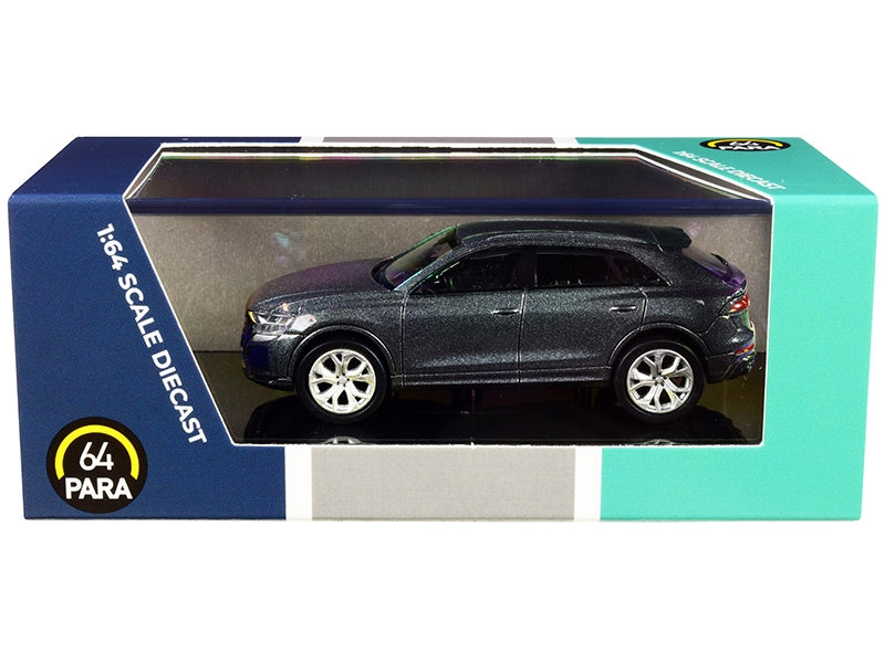 Audi RS Q8 Daytona Gray Metallic 1/64 Diecast Model Car by Paragon - Premium Audi Models from Paragon - Just $23.99! Shop now at Rapidvehicles