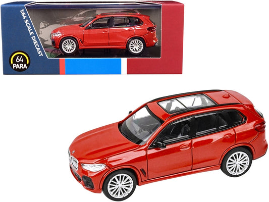 BMW X5 with Sunroof Toronto Red Metallic 1/64 Diecast Model Car - Premium BMW Models from Paragon - Just $36.89! Shop now at Rapidvehicles