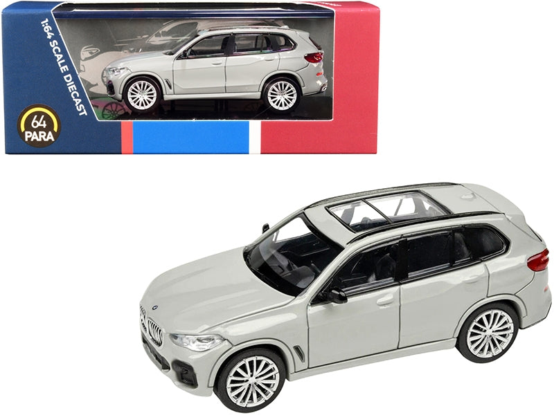 BMW X5 with Sunroof Nardo Gray 1/64 Diecast Model Car by Paragon - Premium BMW Models from Paragon - Just $42.29! Shop now at Rapidvehicles