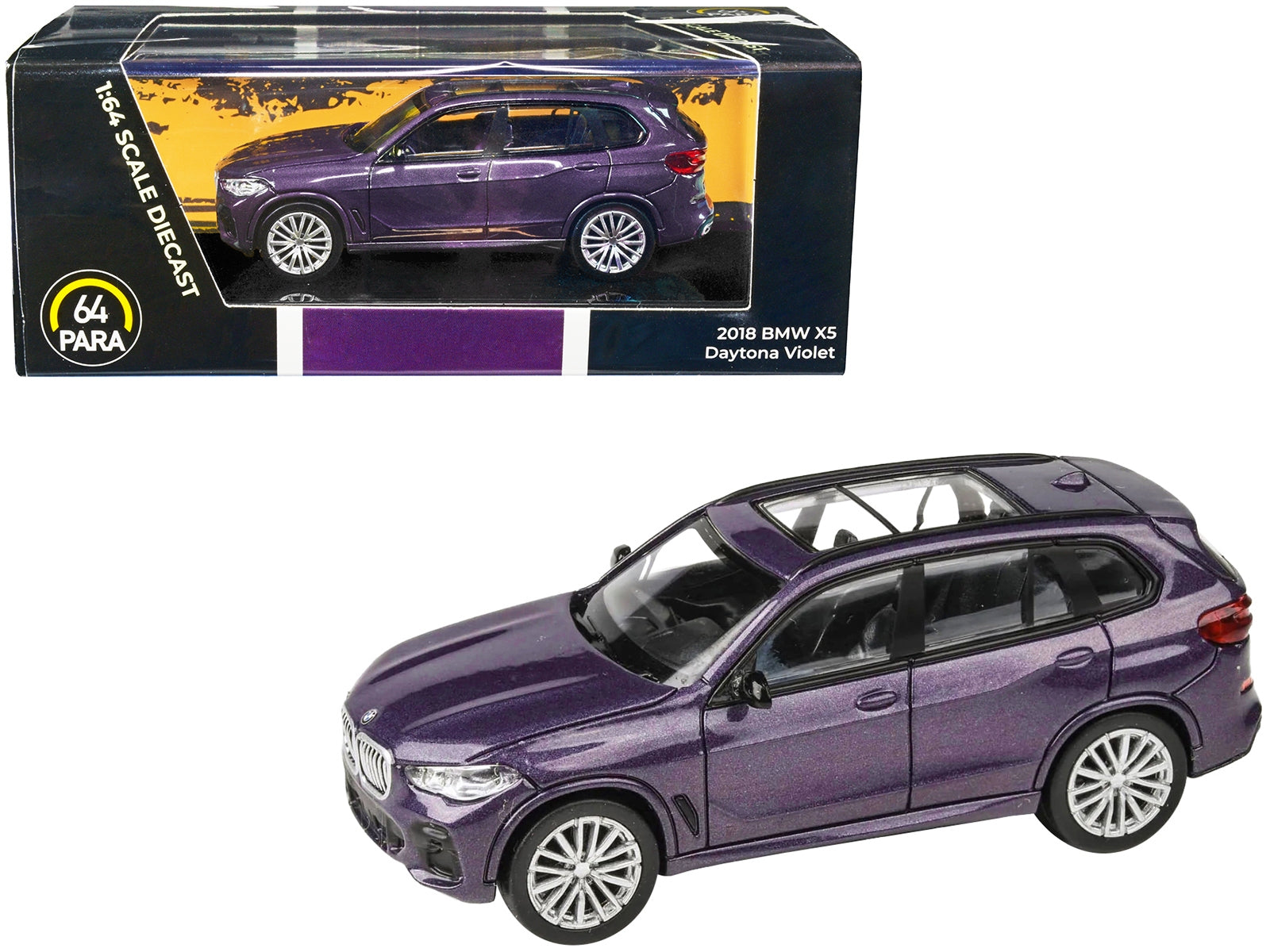 2018 BMW X5 Daytona Violet Metallic with Sunroof 1/64 Diecast Model Car by Paragon Models - Premium BMW Models from Paragon - Just $25.99! Shop now at Rapidvehicles