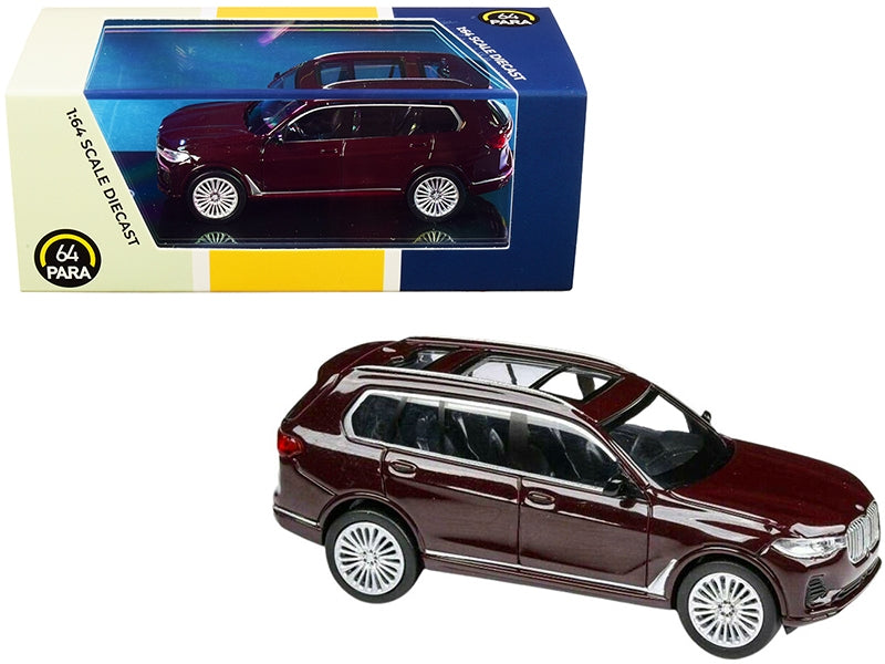 BMW X7 Ametrine Red Metallic 1/64 Diecast Model Car by Paragon - Premium BMW Models from Paragon - Just $33.96! Shop now at Rapidvehicles