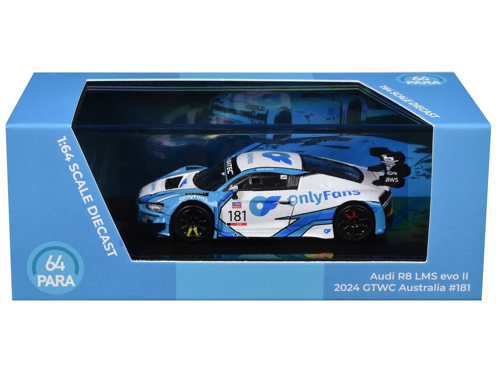 Audi R8 LMS Evo II #181 Renee Gracie - Paul Stokell "Melbourne Performance Centre - OnlyFans" "GT World Challenge Australia" (2024) 1/64 Diecast Model Car by Paragon Models - Premium Audi Models from Paragon - Just $40.42! Shop now at Rapidvehicles