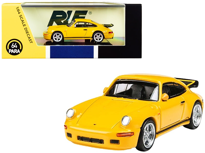 1987 RUF CTR Yellowbird Blossom Yellow 1/64 Diecast Model Car by - Premium Other from Paragon - Just $33.96! Shop now at Rapidvehicles