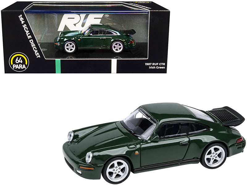 1987 RUF CTR Irish Green 1/64 Diecast Model Car by Paragon Models free shipping USA