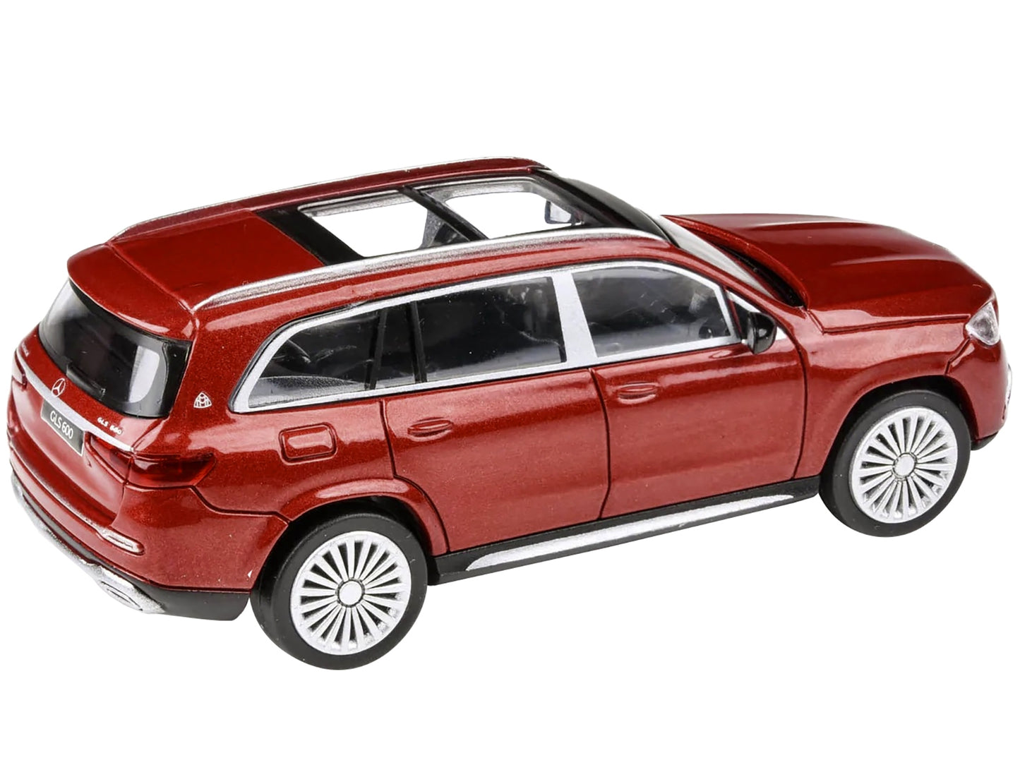 2020 Mercedes-Maybach GLS 600 with Sunroof Red Metallic 1/64 - Premium Mercedes Models from Paragon - Just $37.79! Shop now at Rapidvehicles