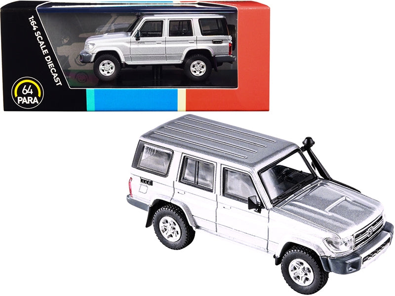 Toyota Land Cruiser 76 Silver Pearl 1/64 Diecast Model Car by - Premium Toyota Models from Paragon - Just $36.89! Shop now at Rapidvehicles