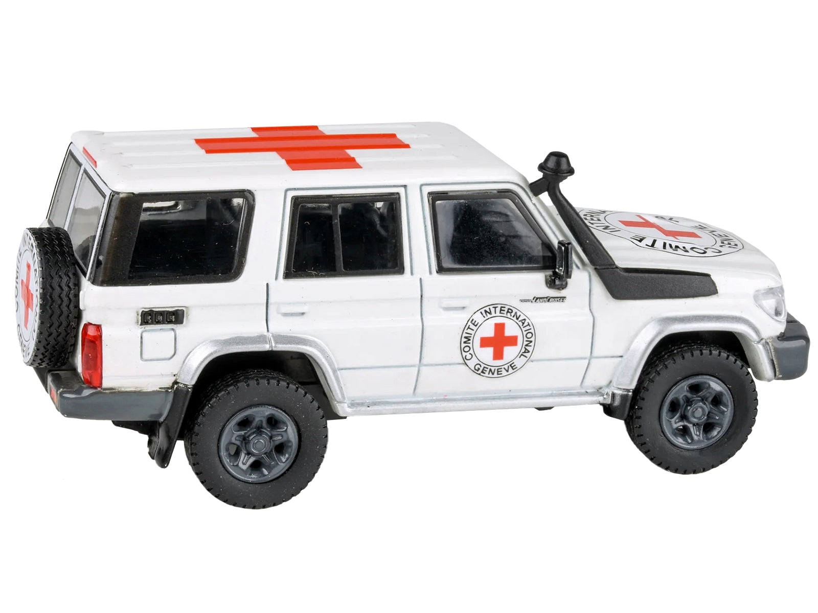 2014 Toyota Land Cruiser 76 White "International Red Cross" 1/64 Diecast Model Car by Paragon Models - Premium Toyota Models from Paragon - Just $27.08! Shop now at Rapidvehicles