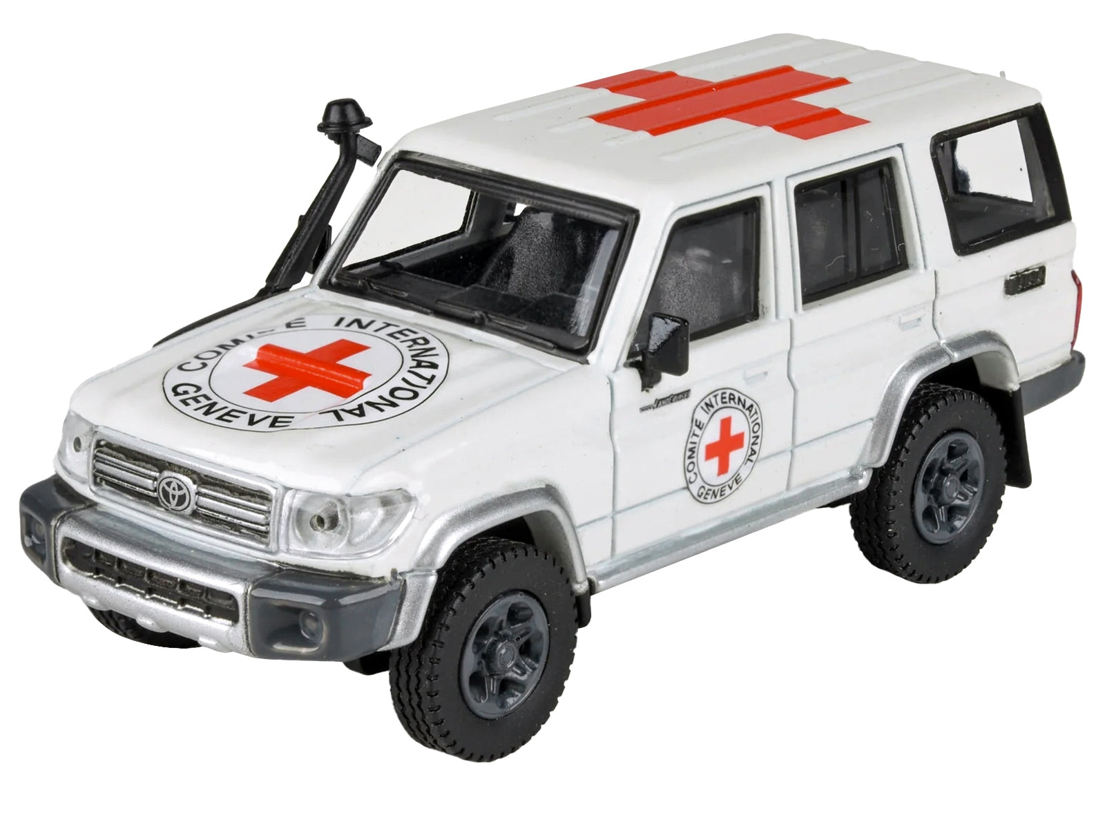 2014 Toyota Land Cruiser 76 White "International Red Cross" 1/64 Diecast Model Car by Paragon Models - Premium Toyota Models from Paragon - Just $27.08! Shop now at Rapidvehicles