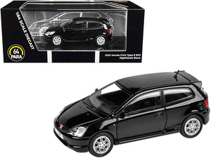 2001 Honda Civic Type R EP3 Nighthawk Black 1/64 Diecast Model Car by Paragon Models - Premium Honda Models from Paragon - Just $33.96! Shop now at Rapidvehicles