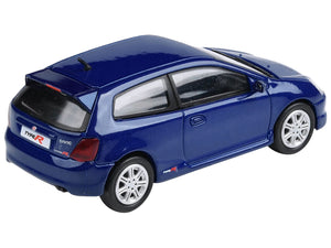 2001 Honda Civic Type R EP3 Vivid Blue Pearl Metallic 1/64 Diecast Model Car by Paragon Models - Premium Honda Models from Paragon - Just $35.57! Shop now at Rapidvehicles