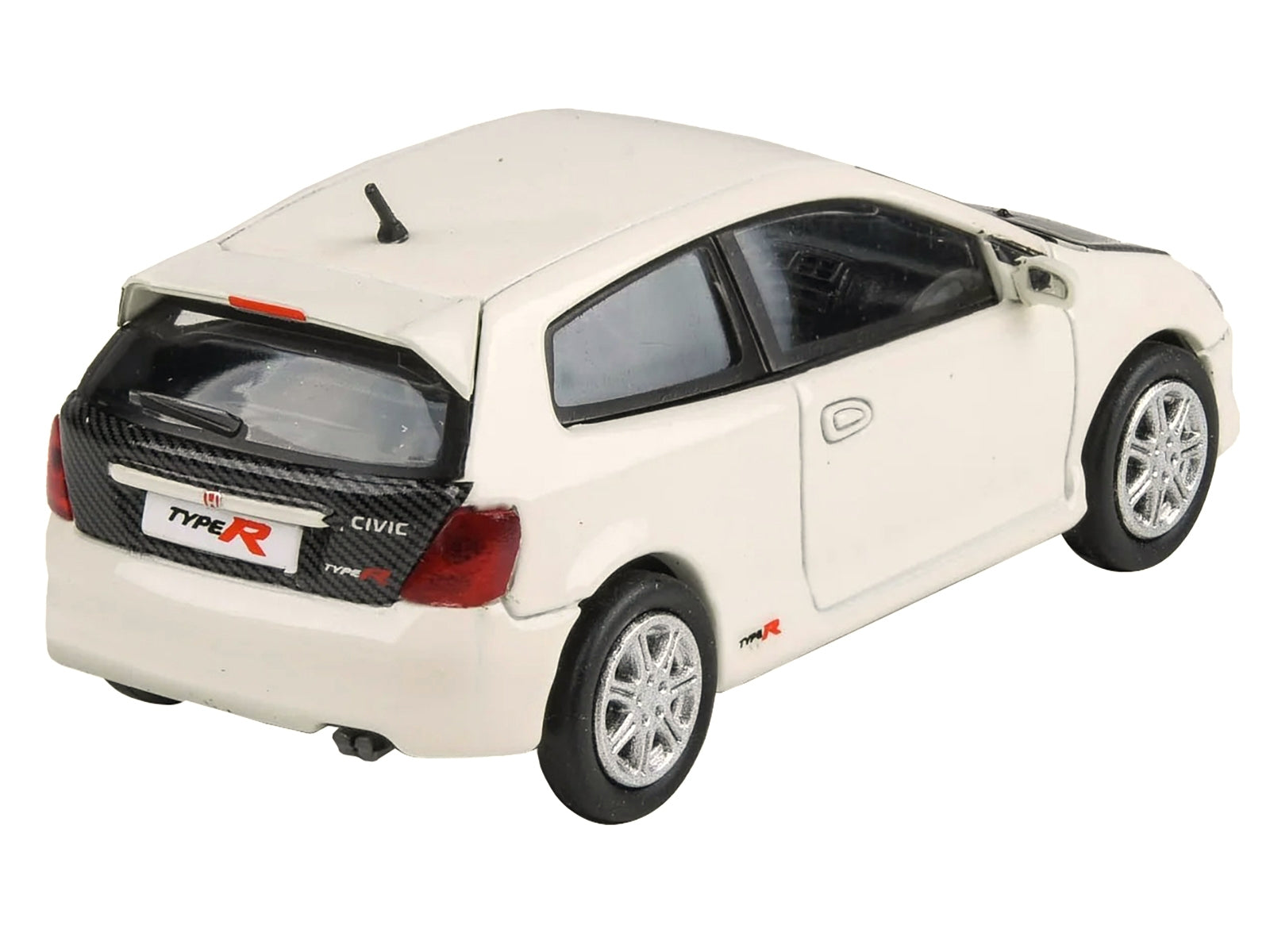 2001 Honda Civic Type R EP3 White with Carbon Hood 1/64 Diecast Model Car by Paragon Models - Premium Honda Models from Paragon - Just $35.57! Shop now at Rapidvehicles