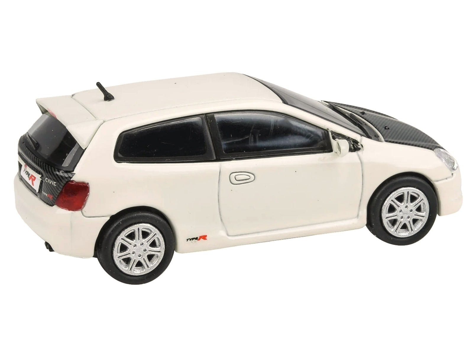 2001 Honda Civic Type R EP3 White with Carbon Hood 1/64 Diecast Model Car by Paragon Models - Premium Honda Models from Paragon - Just $35.57! Shop now at Rapidvehicles