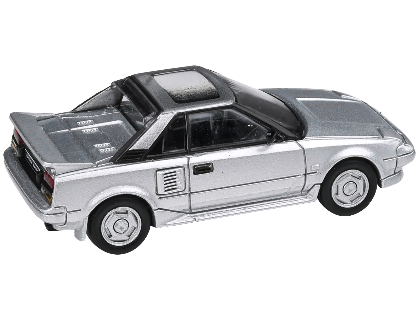 1985 Toyota MR2 MK1 Super Silver Metallic with Sunroof 1/64 - Premium Toyota Models from Paragon - Just $43.99! Shop now at Rapidvehicles