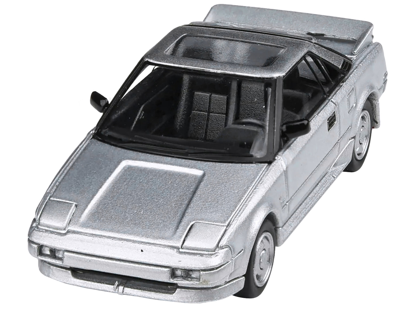 1985 Toyota MR2 MK1 Super Silver Metallic with Sunroof 1/64 - Premium Toyota Models from Paragon - Just $43.99! Shop now at Rapidvehicles