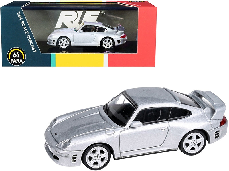 RUF CTR2 Silver Metallic 1/64 Diecast Model Car by Paragon - Premium Other from Paragon - Just $36.89! Shop now at Rapidvehicles