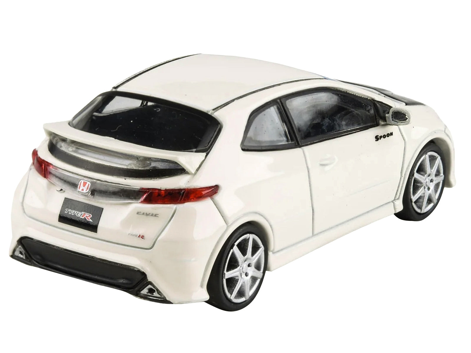 2007 Honda Civic Type R FN2 Championship White with Carbon Hood 1/64 Diecast Model Car by Paragon Models - Premium Honda Models from Paragon - Just $35.57! Shop now at Rapidvehicles