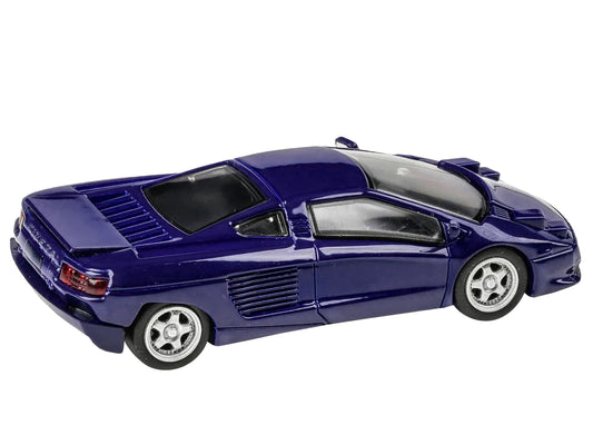 1991 Cizeta V16T Monterey Blue 1/64 Diecast Model Car by Paragon