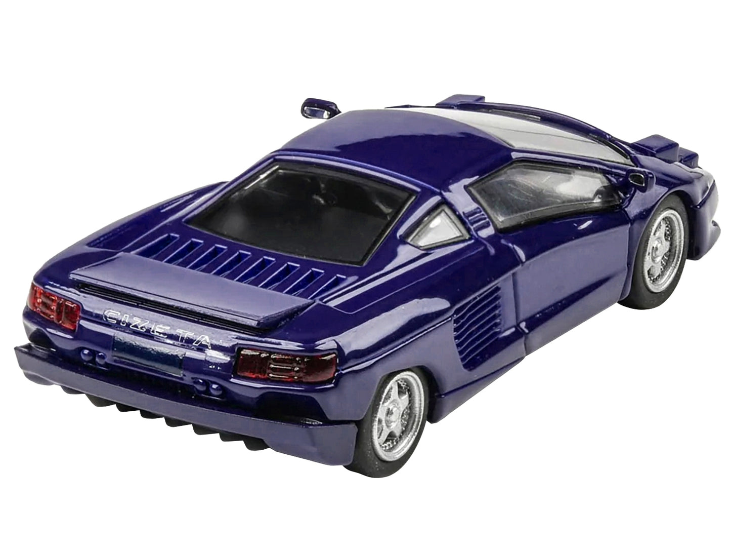 1991 Cizeta V16T Monterey Blue 1/64 Diecast Model Car by Paragon