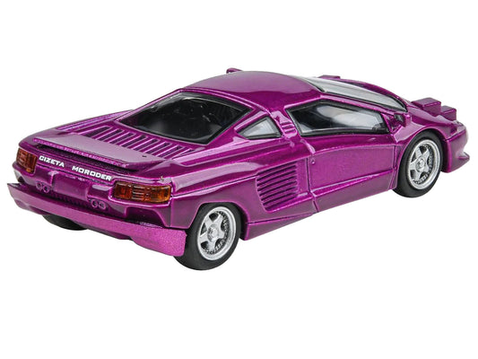 1991 Cizeta V16T Purple Metallic 1/64 Diecast Model Car by