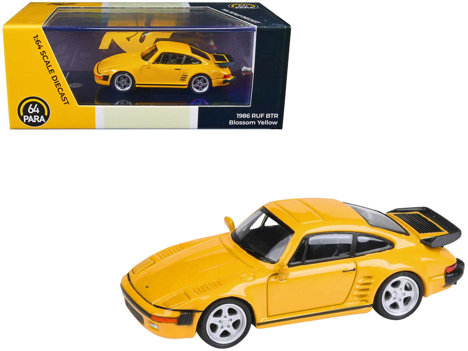 1986 RUF BTR Blossom Yellow 1/64 Diecast Model Car by Paragon - Premium Other from Paragon - Just $43.99! Shop now at Rapidvehicles