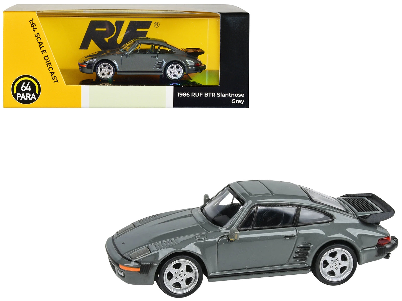 1986 RUF BTR Slantnose Gray 1/64 Diecast Model Car by Paragon - Premium Porsche Models from Paragon - Just $43.99! Shop now at Rapidvehicles