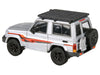 2014 Toyota Land Cruiser LC 71 Silver Metallic with Graphics 1/64 Diecast Model Car by Paragon Models - Premium  from Paragon - Just $34.99! Shop now at Rapidvehicles