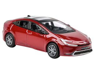 2023 Toyota Prius Supersonic Red Metallic with Black Top and Sun Roof and Sun Roof 1/64 Diecast Model Car by Paragon Models - Premium Toyota Models from Paragon - Just $35.57! Shop now at Rapidvehicles