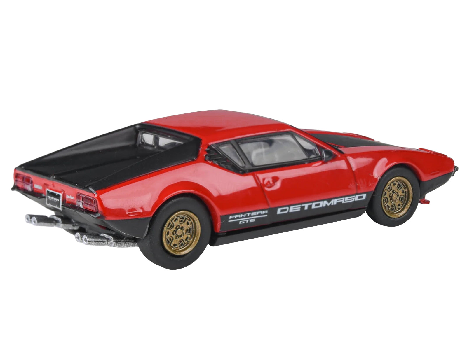 1972 De Tomaso Pantera Red and Black 1/64 Diecast Model Car by Paragon Models - Premium  from Paragon - Just $30.99! Shop now at Rapidvehicles