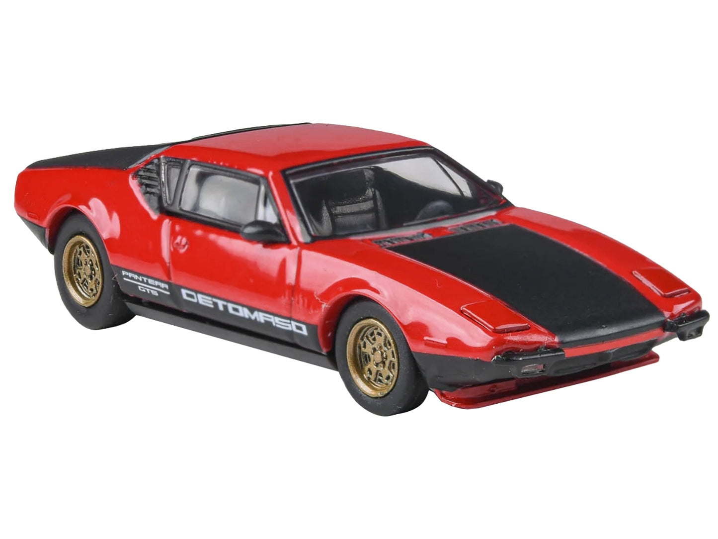 1972 De Tomaso Pantera Red and Black 1/64 Diecast Model Car by - Premium Other from Paragon - Just $45.99! Shop now at Rapidvehicles