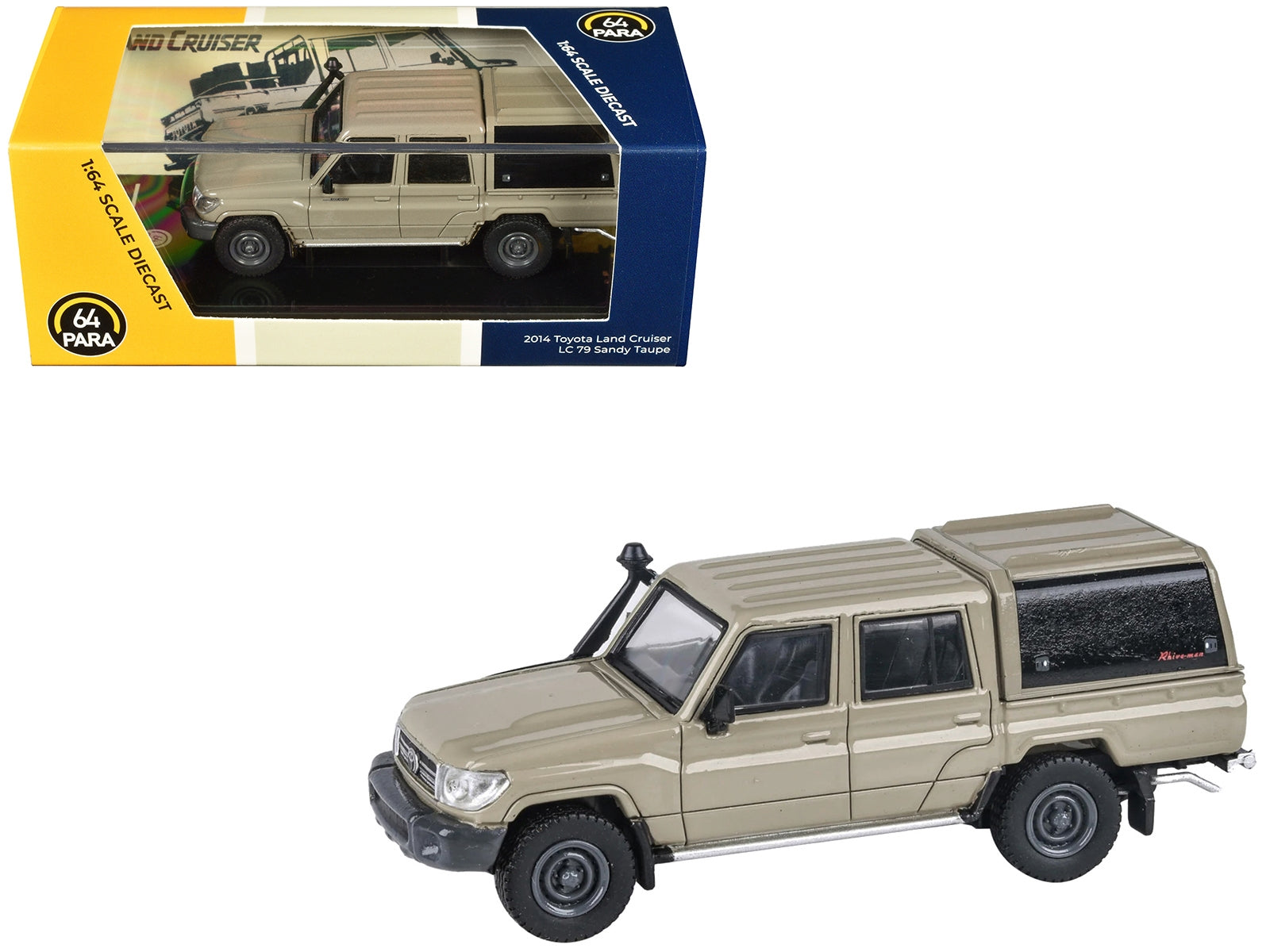 2014 Toyota Land Cruiser LC 79 Pickup Truck Sandy Taupe with - Premium Toyota Models from Paragon - Just $34.19! Shop now at Rapidvehicles