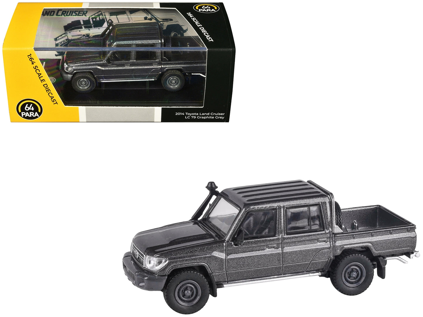 2014 Toyota Land Cruiser LC 79 Pickup Truck Graphite Gray - Premium Toyota Models from Paragon - Just $45.99! Shop now at Rapidvehicles