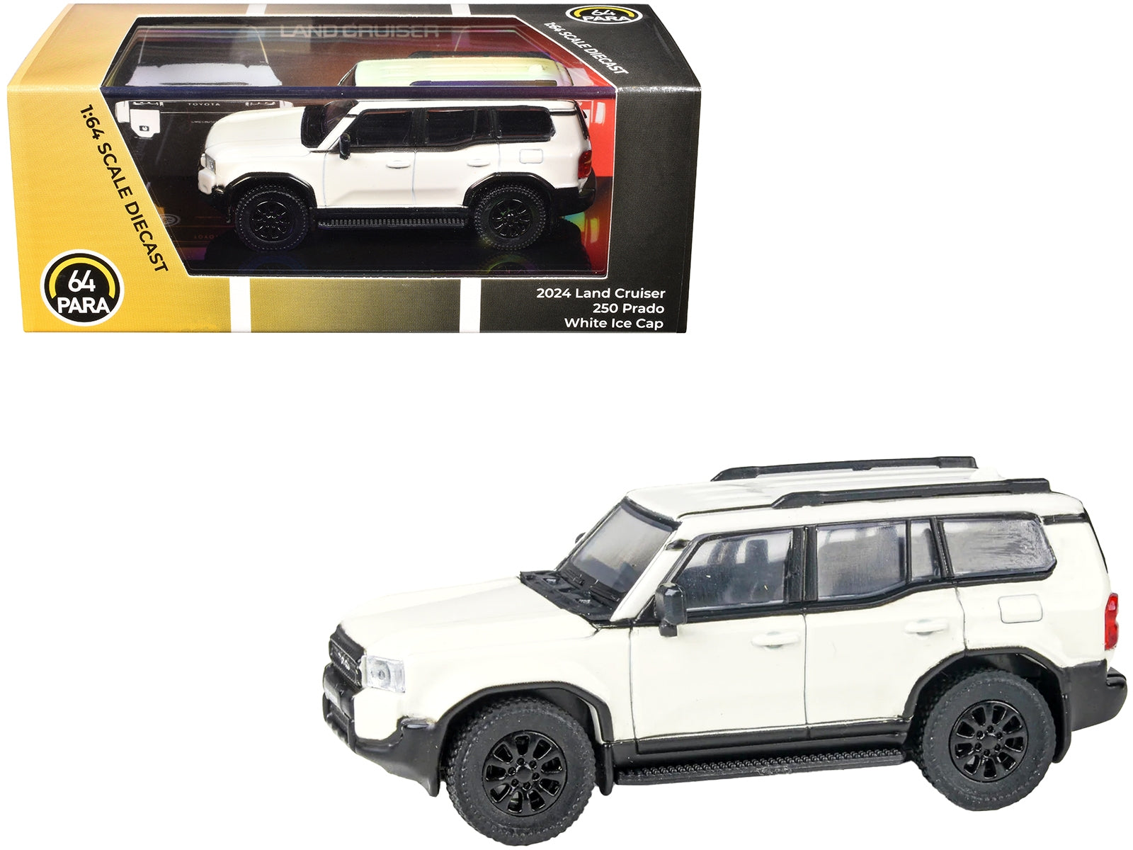 2024 Toyota Land Cruiser 250 Prado White Ice Cap 1/64 Diecast Model Car by Paragon Models - Premium Toyota Models from Paragon - Just $37.19! Shop now at Rapidvehicles