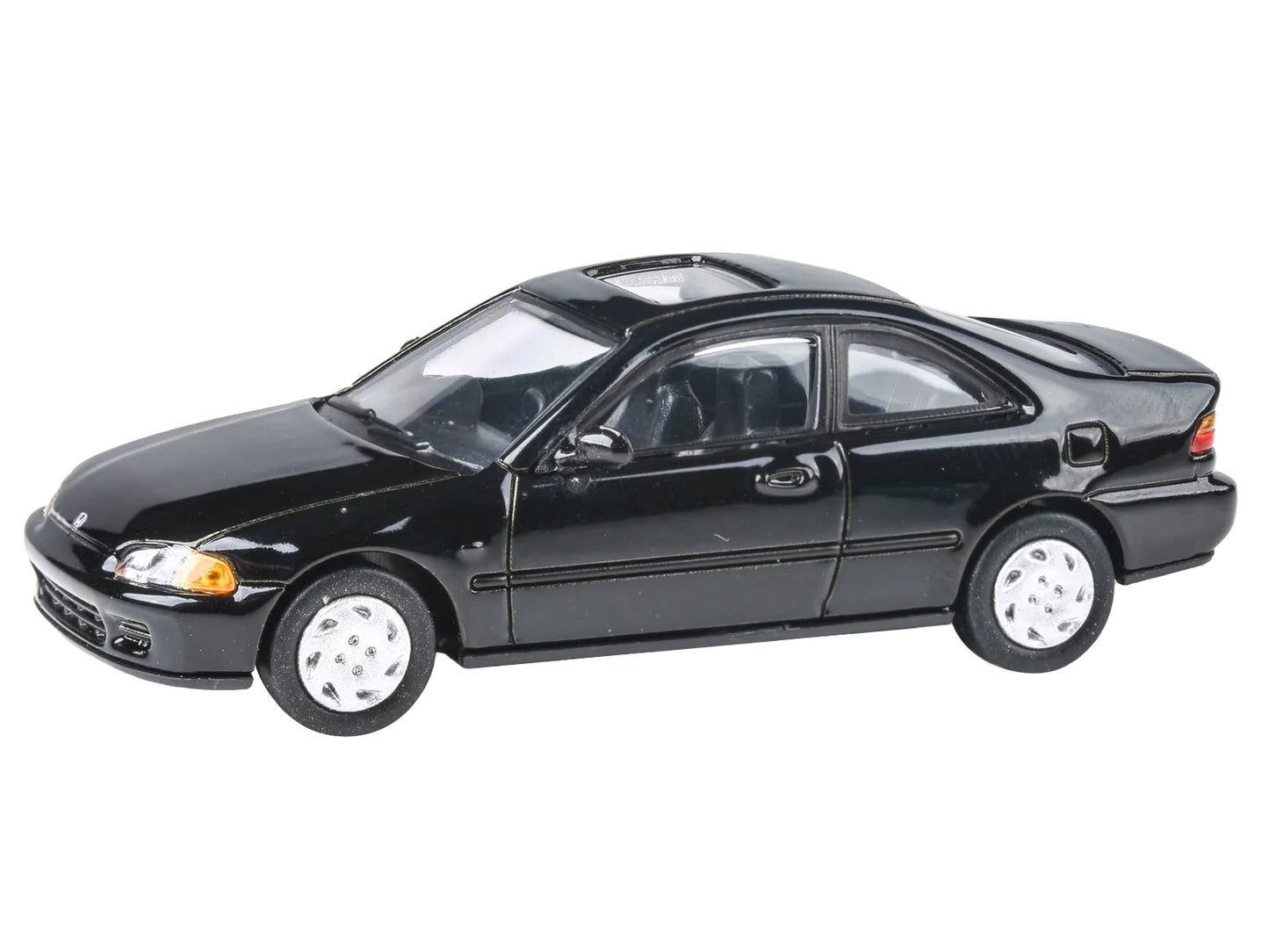 1995 Honda Civic Coupe EJ1 Black with Sunroof 1/64 Diecast Model - Premium Honda Models from Paragon - Just $34.19! Shop now at Rapidvehicles