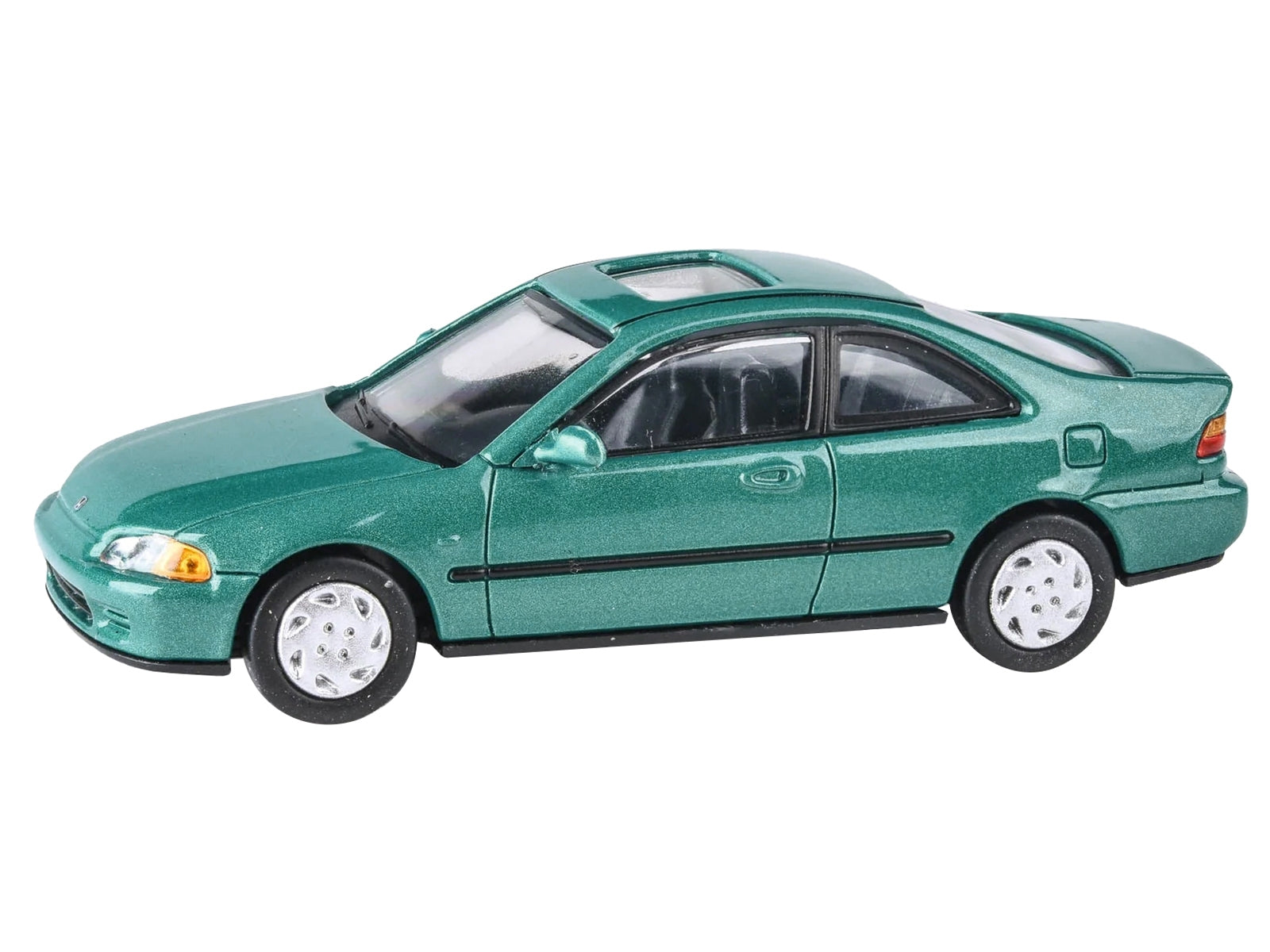 1995 Honda Civic Coupe EJ1 Aztec Green Metallic with Sunroof 1/64 Diecast Model Car by Paragon Models - Premium Honda Models from Paragon - Just $37.99! Shop now at Rapidvehicles