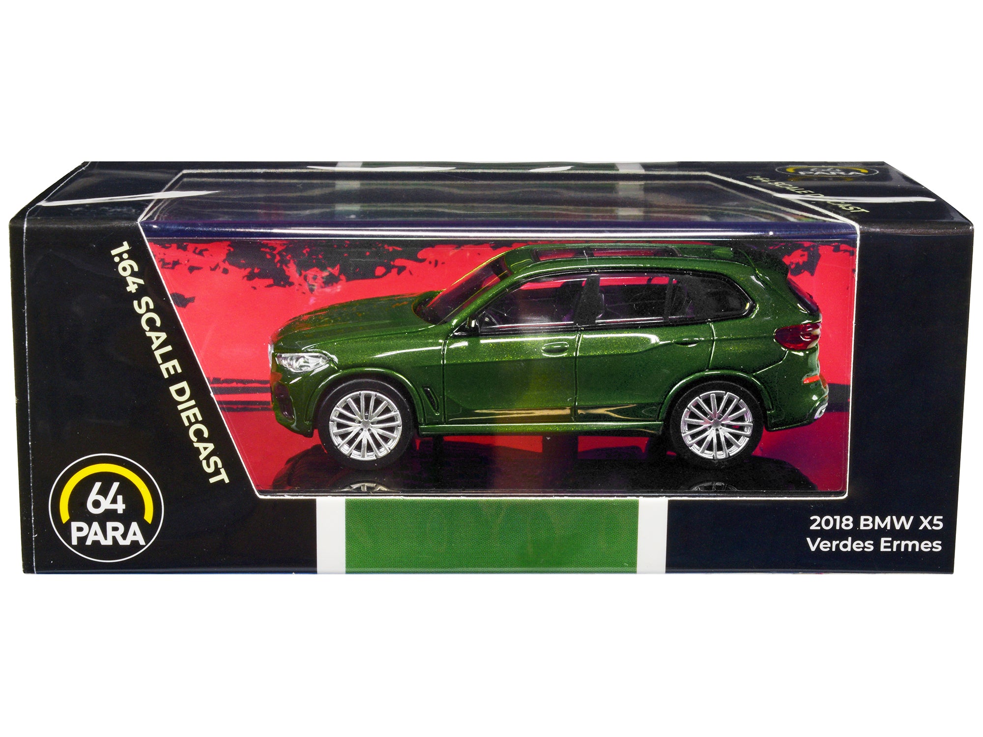2018 BMW X5 Verde Ermes Green Metallic with Sunroof 1/64 Diecast Model Car by Paragon Models free shipping USA