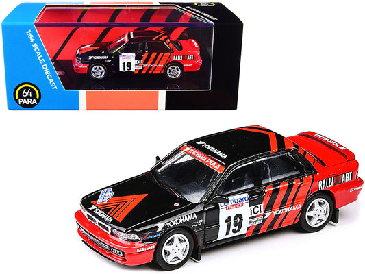 Mitsubishi Galant VR-4 #19 "Yokohama" Lombard R.A.C. Rally (1992) 1/64 Diecast Model Car by Paragon - Use code SHOPAPP15 to get 15 percent off