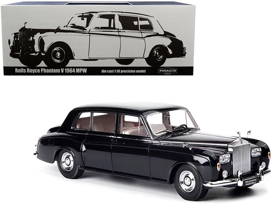 1964 Rolls Royce Phantom V Midnight Blue Metallic 1/18 Diecast - Premium Rolls Royce Models from Paragon - Just $252.89! Shop now at Rapidvehicles